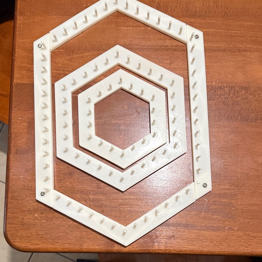 Hexagonal Loom Set - Cream
